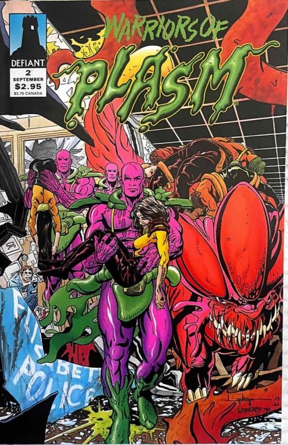 Warriors of Plasm #2 cover