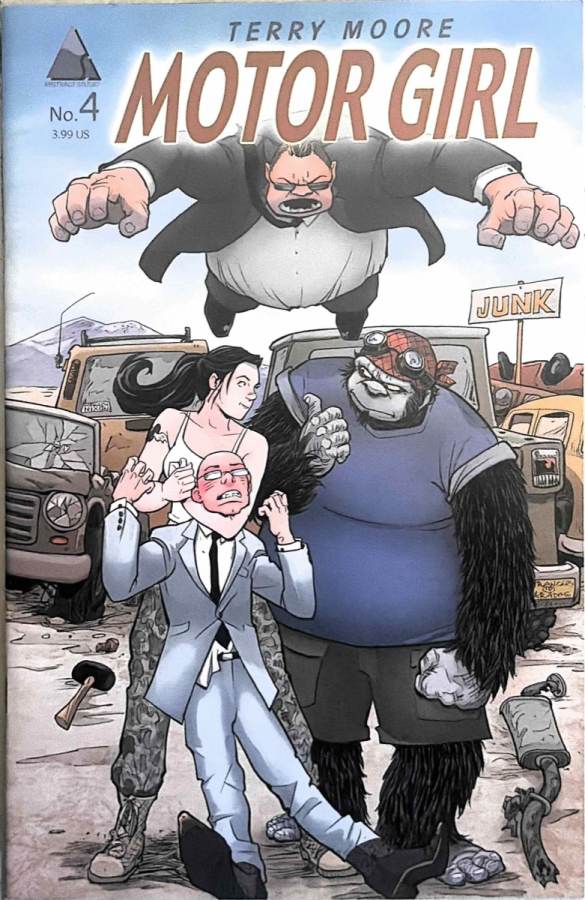 Motor Girl #4 (2017) Abstract Studio NM cover