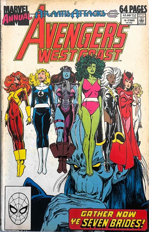 Avengers West Coast Annual #4 (1989) Marvel VG/FN cover