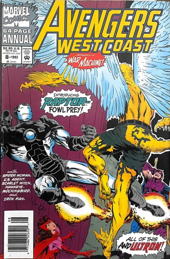 Avengers West Coast Annual #8 cover