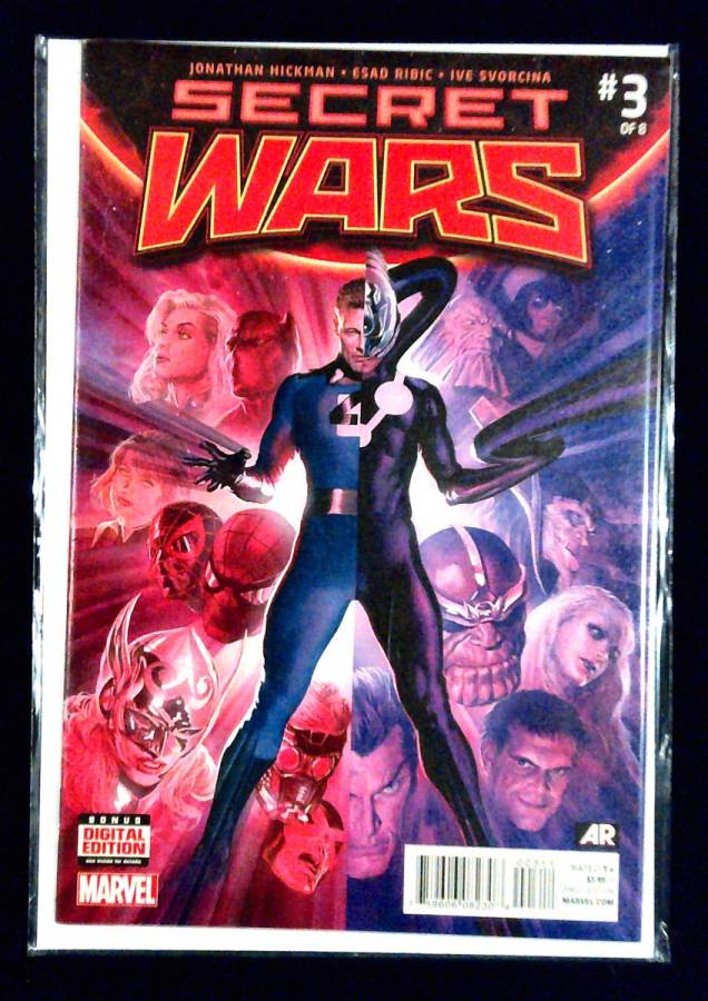 Secret Wars #3 (2015) Marvel unassessed cover