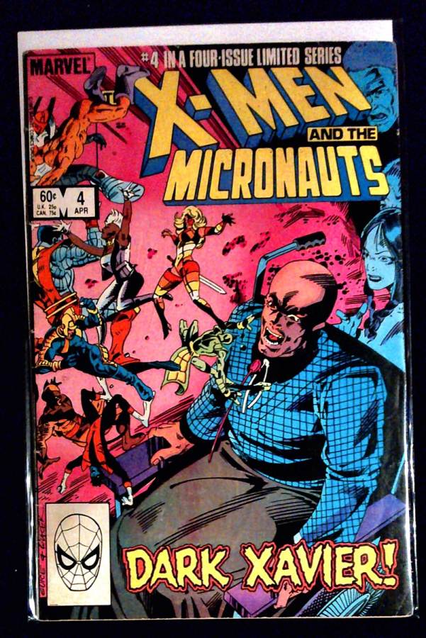 The X-Men and the Micronauts #4 cover