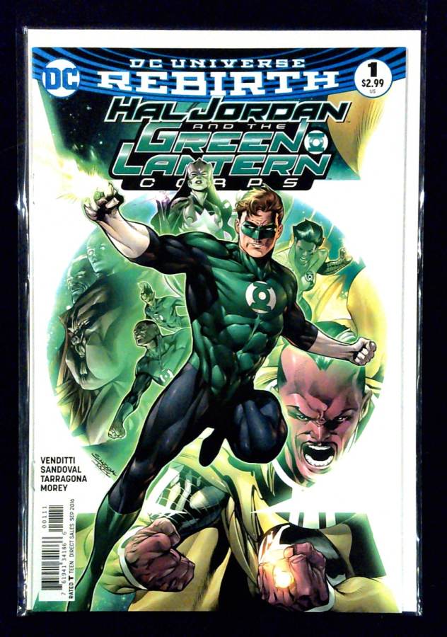 Hal Jordan and the Green Lantern Corps #1 (2016) DC Comics unassessed cover