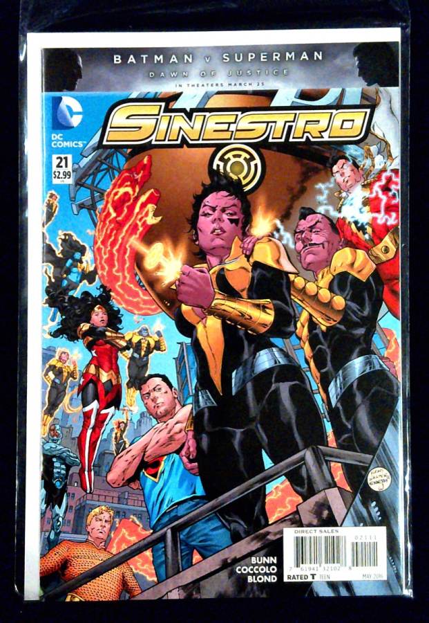 Sinestro #21 cover