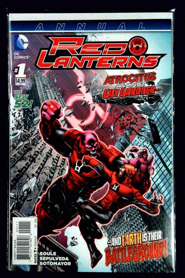 Red Lanterns Annual #1 (2014) DC Comics unassessed cover