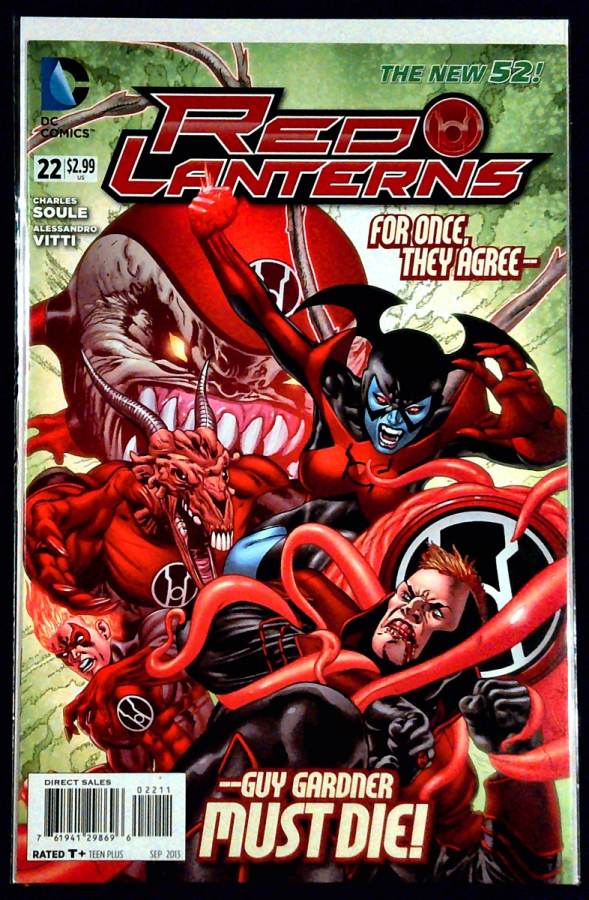 Red Lanterns #22 cover