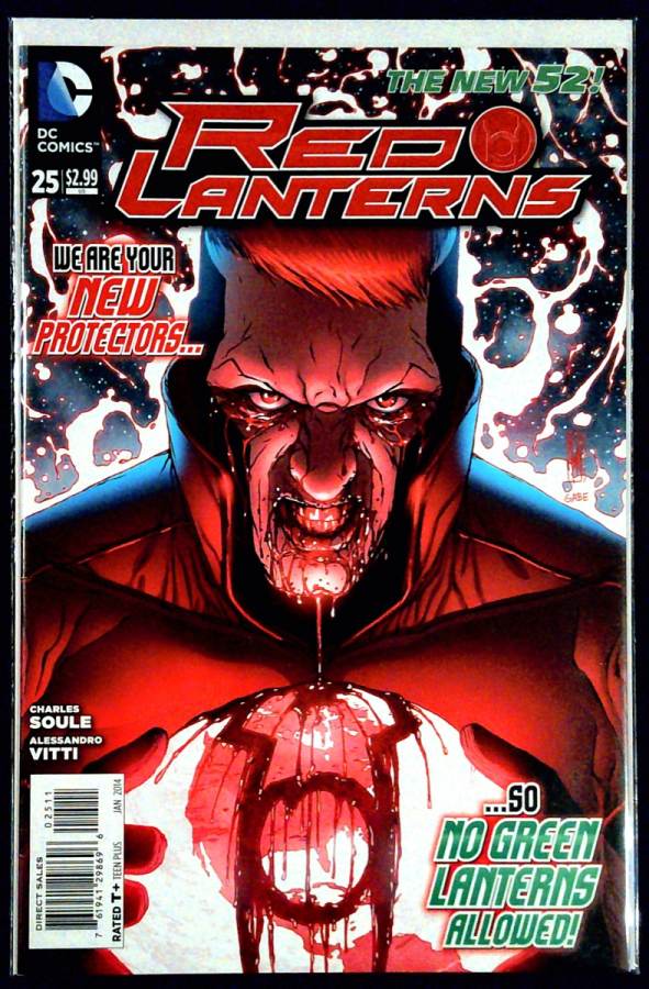 Red Lanterns #25 cover