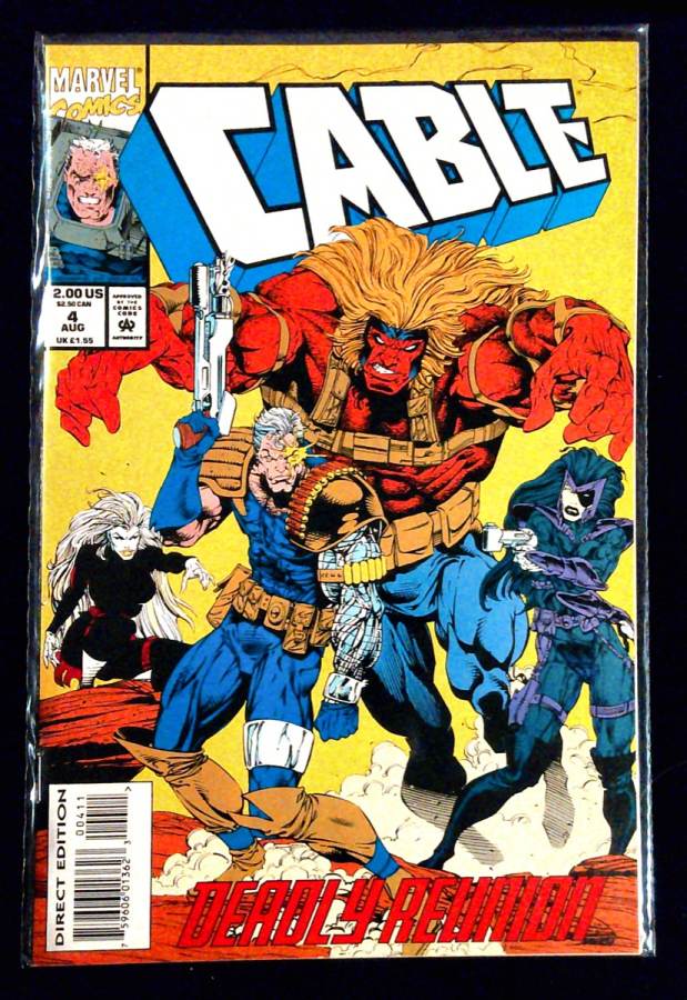 Cable #4 (1993) Marvel Comics unassessed cover