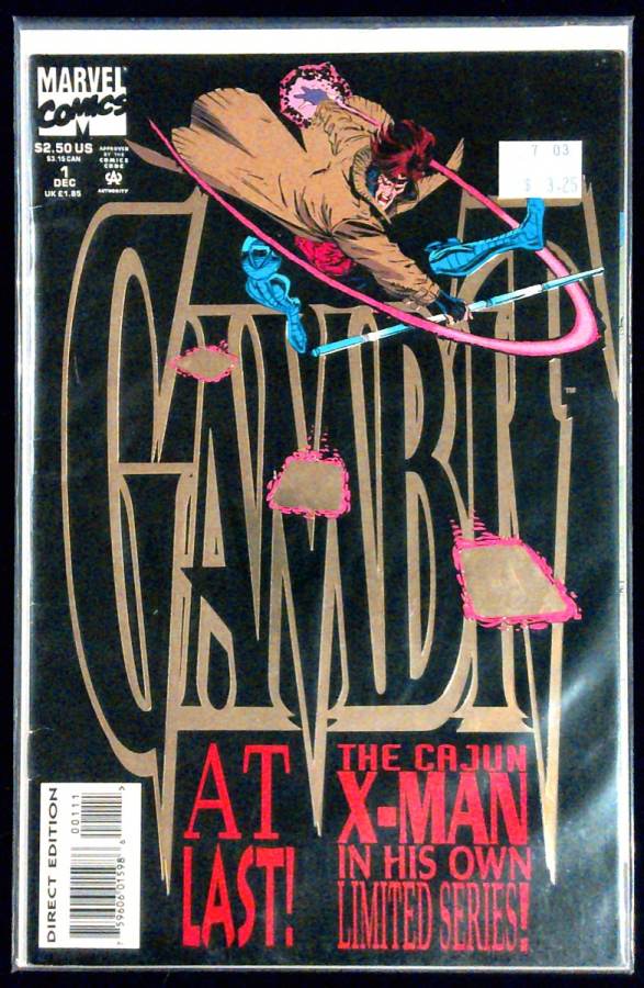 Gambit #1 (1993) Marvel Comics unassessed cover