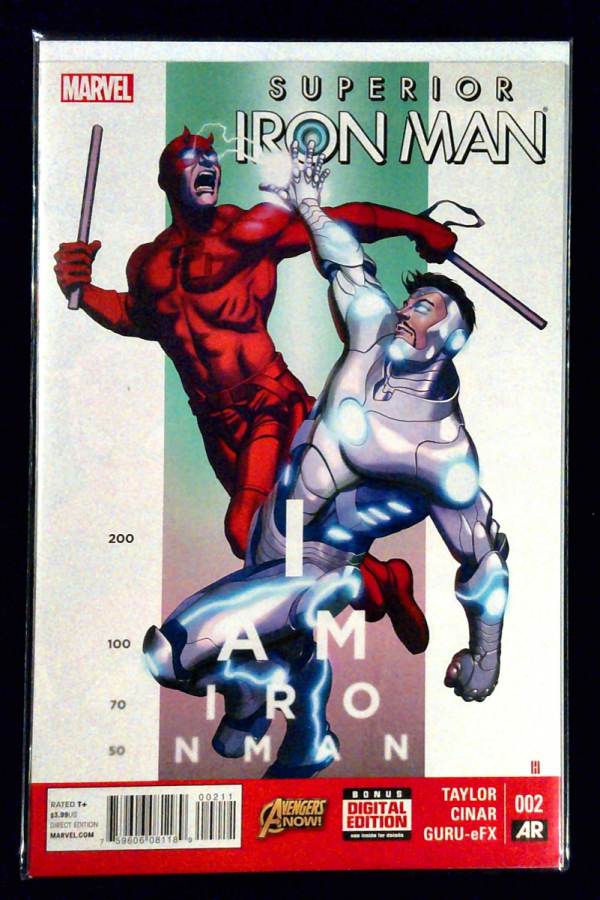 Superior Iron Man #2 (2014) Marvel unassessed cover