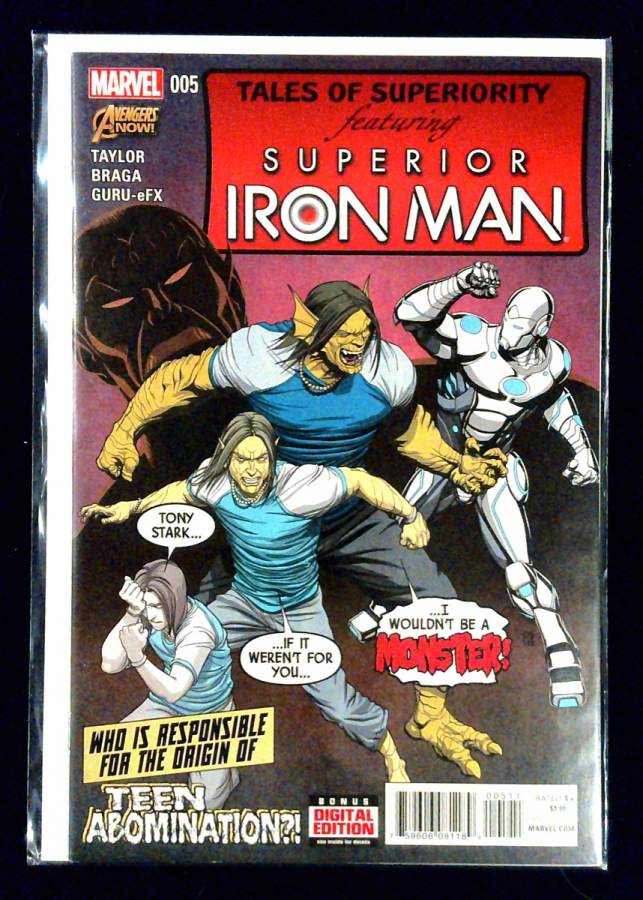 Superior Iron Man #5 (2014) Marvel Comics unassessed cover