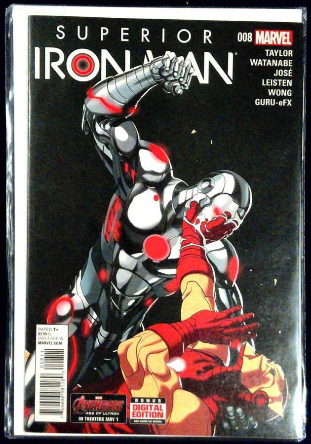 Superior Iron Man #8 (2014) Marvel unassessed cover