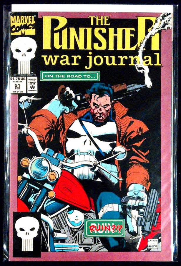 The Punisher War Journal #51 (1988) Marvel Comics unassessed cover