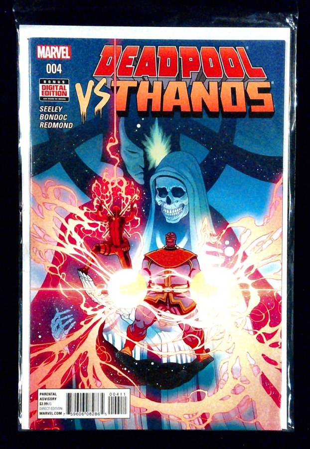 Deadpool Vs. Thanos #4 (2015) Marvel unassessed cover