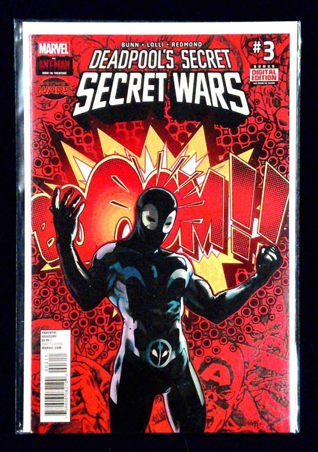 Deadpool's Secret Secret Wars #3 (2015) Marvel unassessed cover
