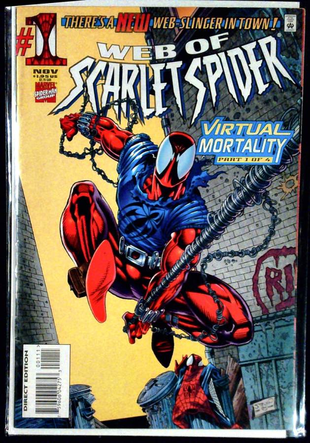 Web of Scarlet Spider #1 (1995) Marvel Comics unassessed cover