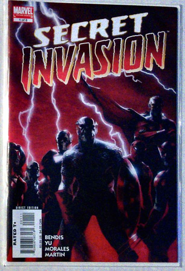 Secret Invasion #1 (2008) Marvel Comics unassessed cover