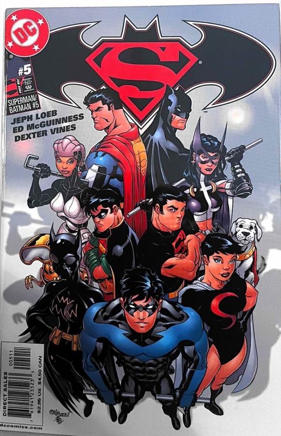 Superman/Batman #5 (2003) DC Comics unassessed cover