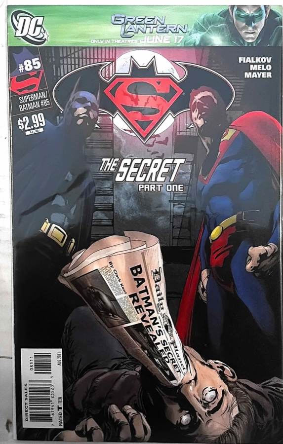Superman/Batman #85 (2011) DC Comics unassessed cover