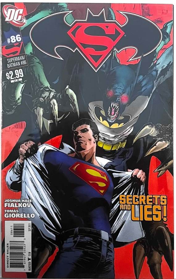 Superman/Batman #86 (2011) DC Comics unassessed cover