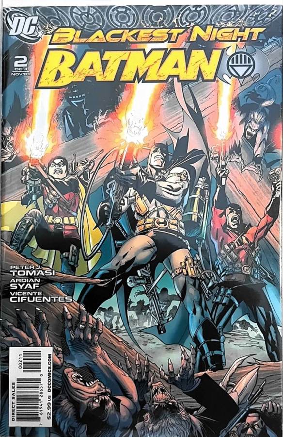 Blackest Night: Batman #2 cover