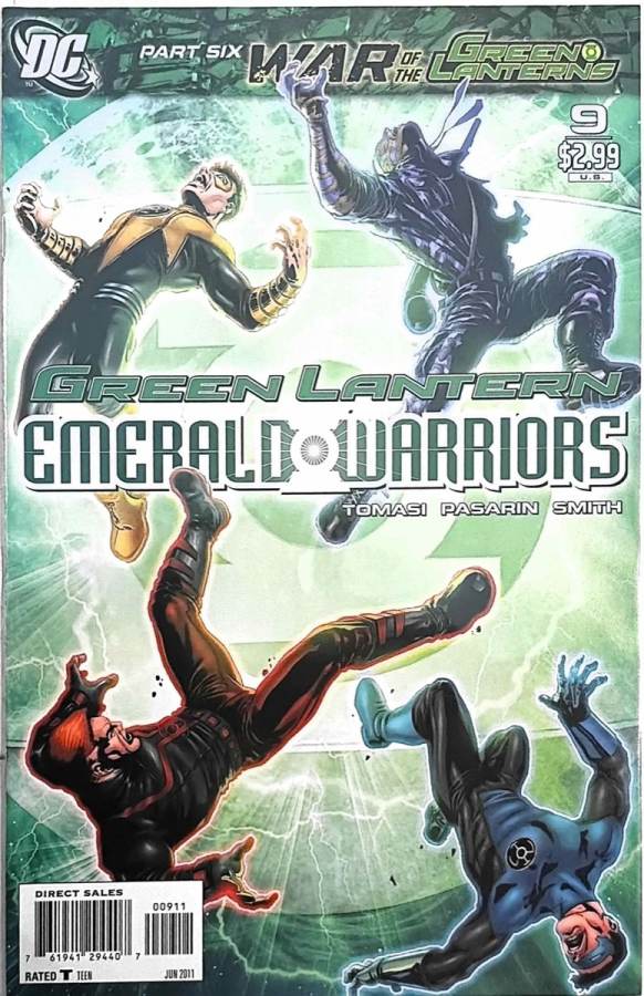 Green Lantern Emerald Warriors #9 (2011) DC unassessed cover