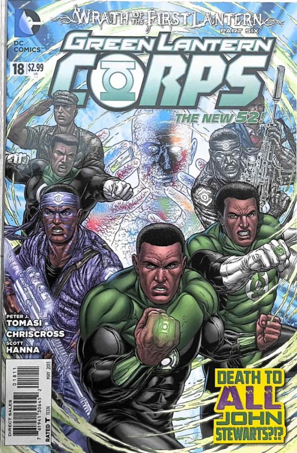 Green Lantern Corps #18 cover
