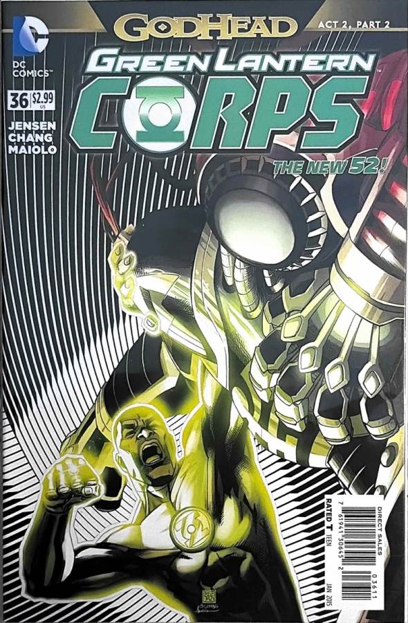 Green Lantern Corps #36 cover