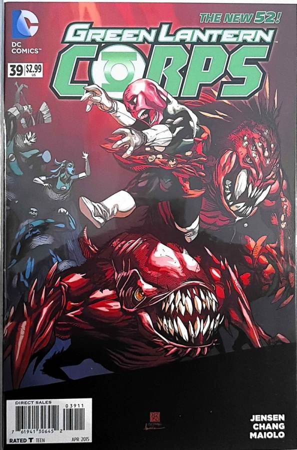 Green Lantern Corps #39 cover