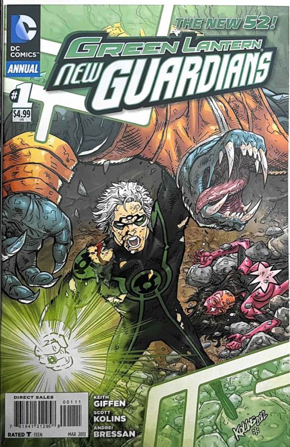 Green Lantern: New Guardians Annual #1 (2013) DC Comics unassessed cover