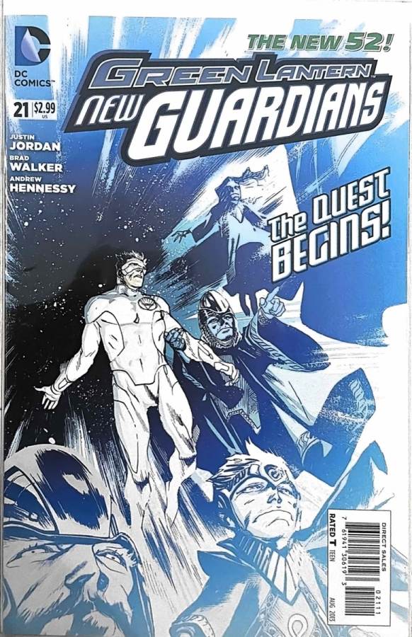 Green Lantern: New Guardians #21 cover