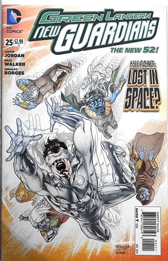 Green Lantern New Guardians #25 cover