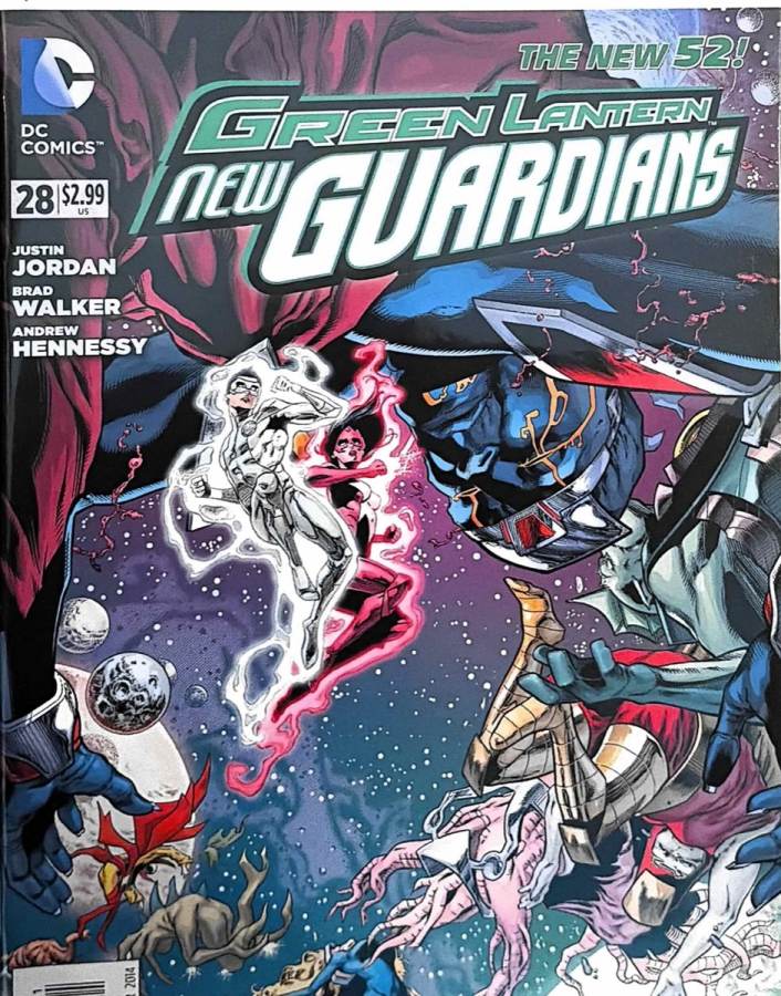Green Lantern: New Guardians #28 cover