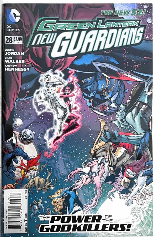 Green Lantern: New Guardians #28 cover