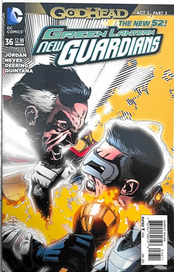 Green Lantern: New Guardians #36 cover