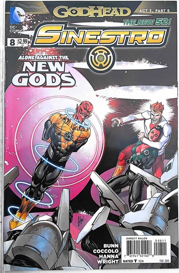 Sinestro #8 cover
