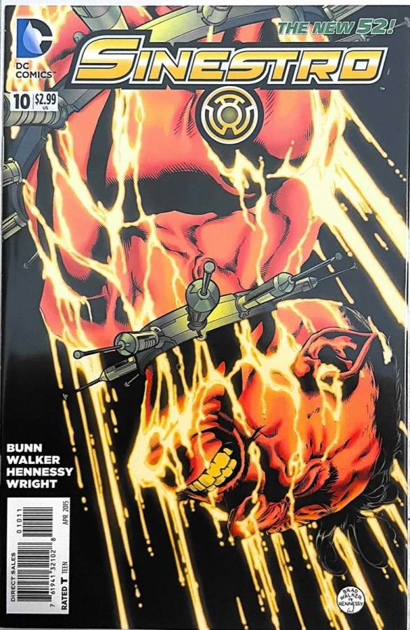 Sinestro #10 (2014) DC Comics unassessed cover