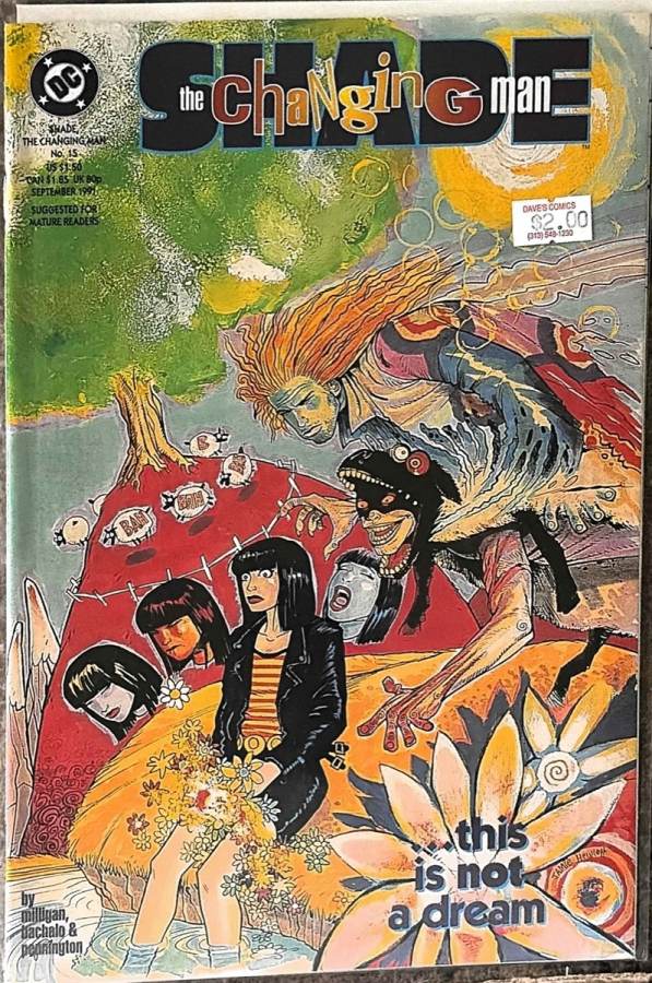 Shade, The Changing Man #15 cover