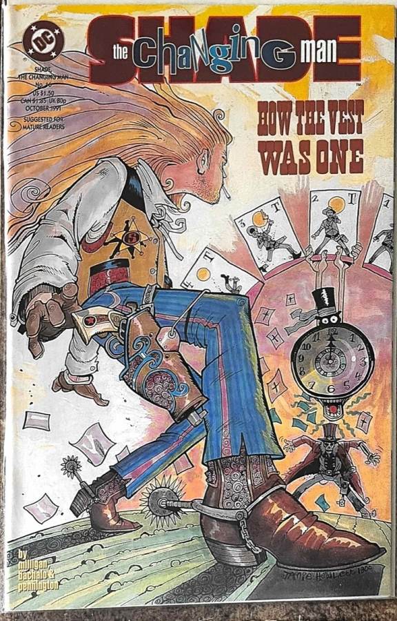 Shade, the Changing Man #16 (1990) DC Comics unassessed cover