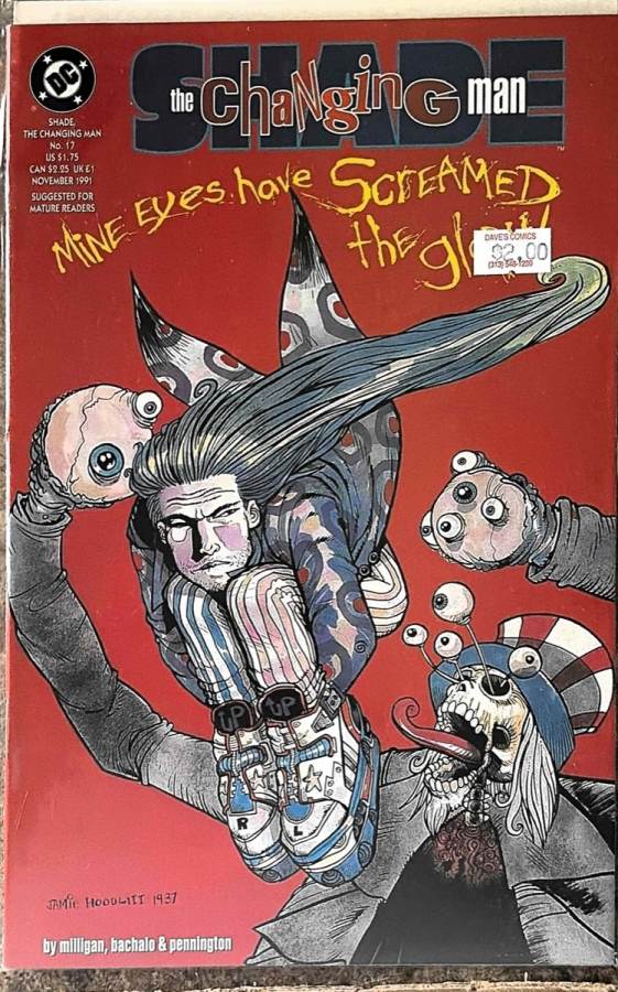 Shade, the Changing Man #17 (1990) DC Comics unassessed cover