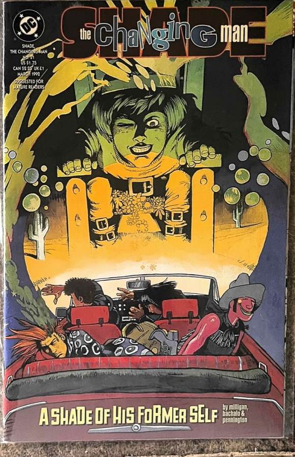 Shade, The Changing Man #21 cover