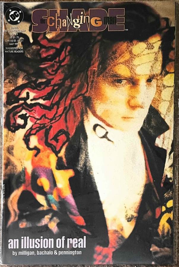 Shade, The Changing Man #23 cover