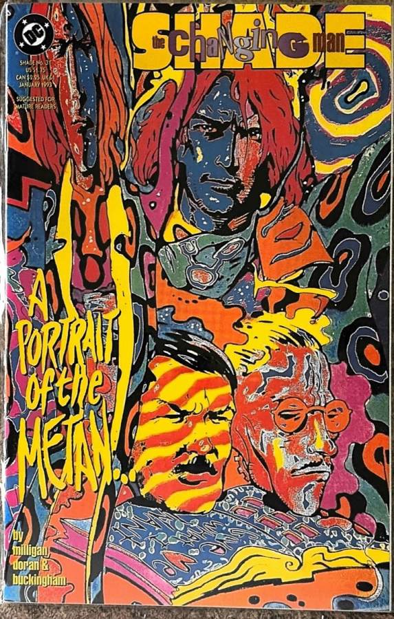 Shade, the Changing Man #31 cover