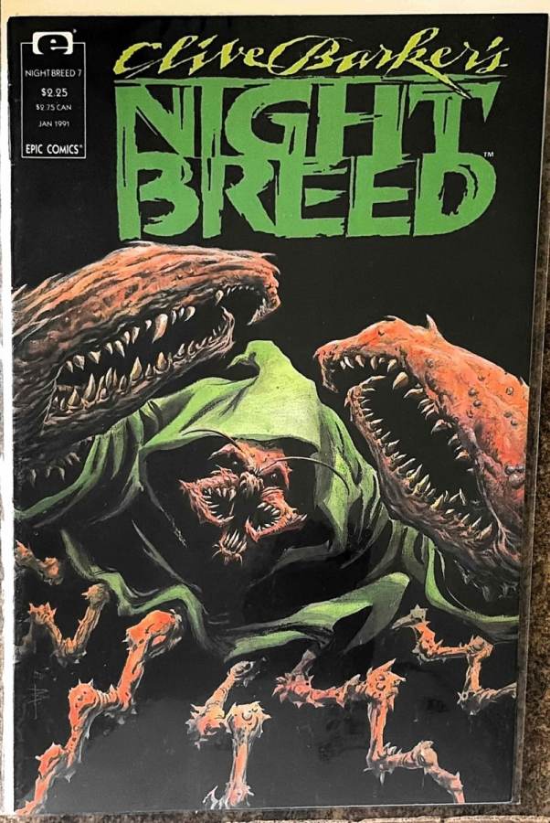 Clive Barker's Night Breed #7 (1990) Epic Comics unassessed cover