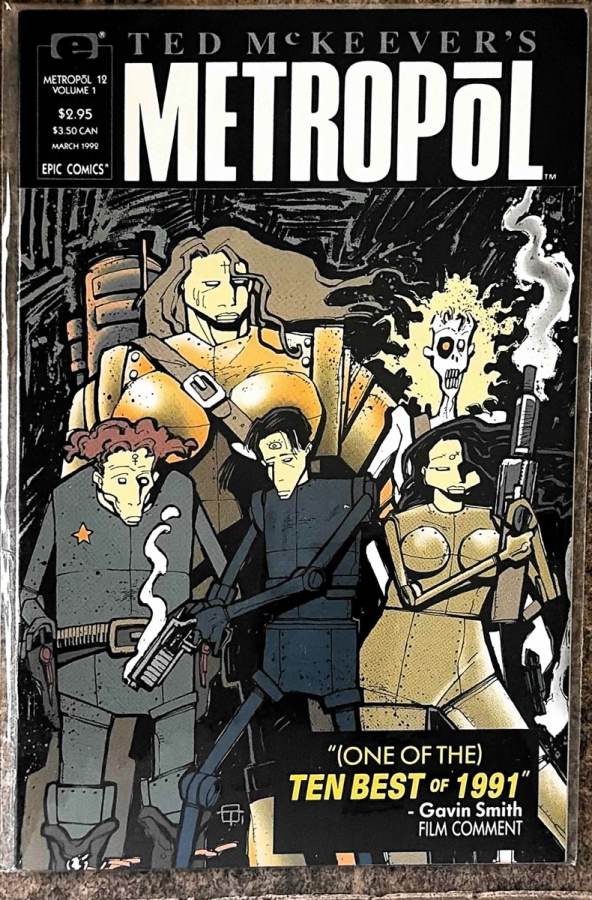 Ted McKeever's Metropol #12 cover
