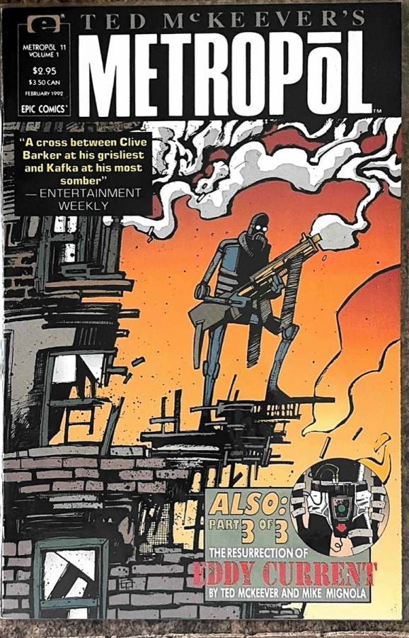 Ted McKeever's Metropol #11 cover