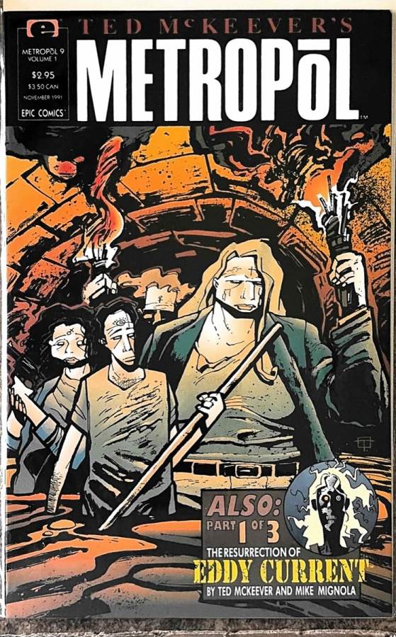 Ted McKeever's Metropol #9 cover