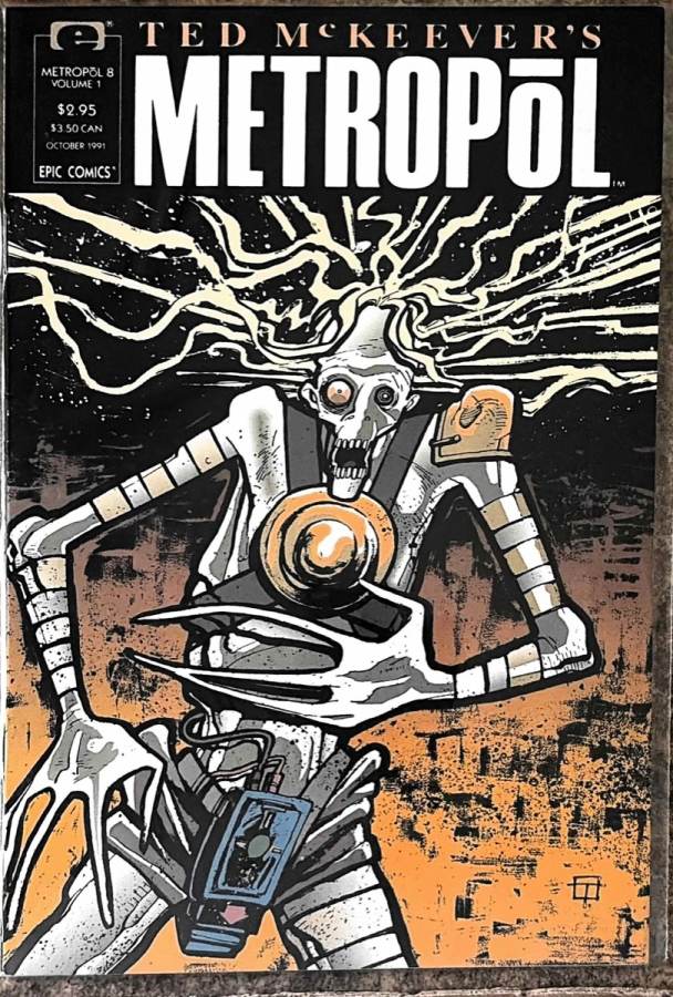 Ted McKeever's Metropol #8 (1991) Epic Comics unassessed cover