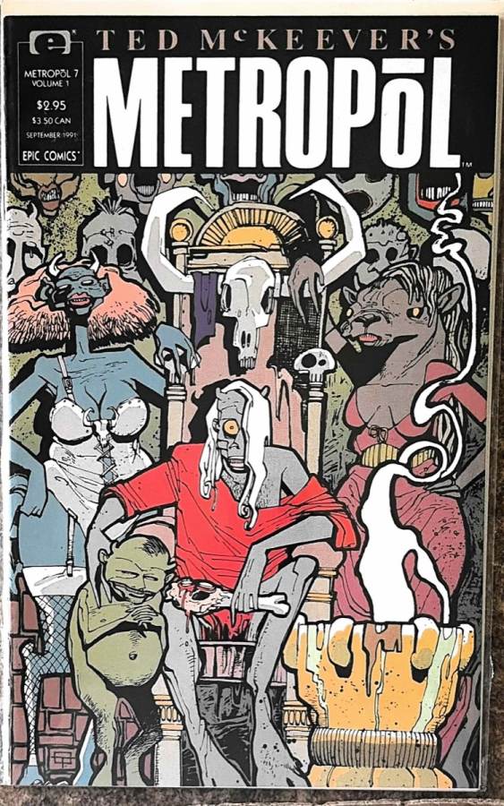 Ted McKeever's Metropol #7 cover