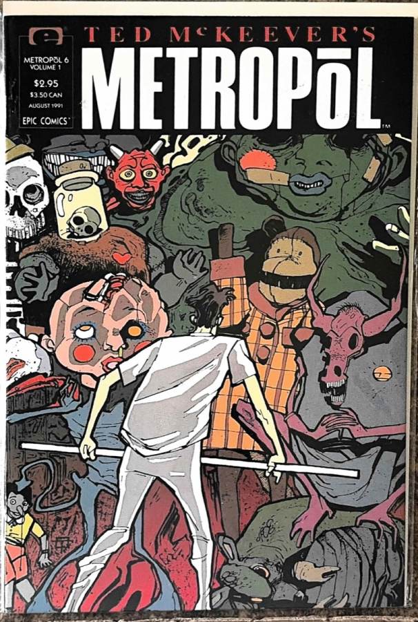 Ted McKeever's Metropol #6 (1991) Epic Comics unassessed cover